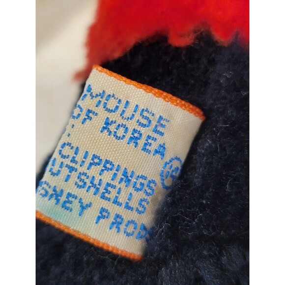 Vintage Baby Mickey Mouse Plush Walt Disney World 9" Made In Korea - Picture 7 of 7